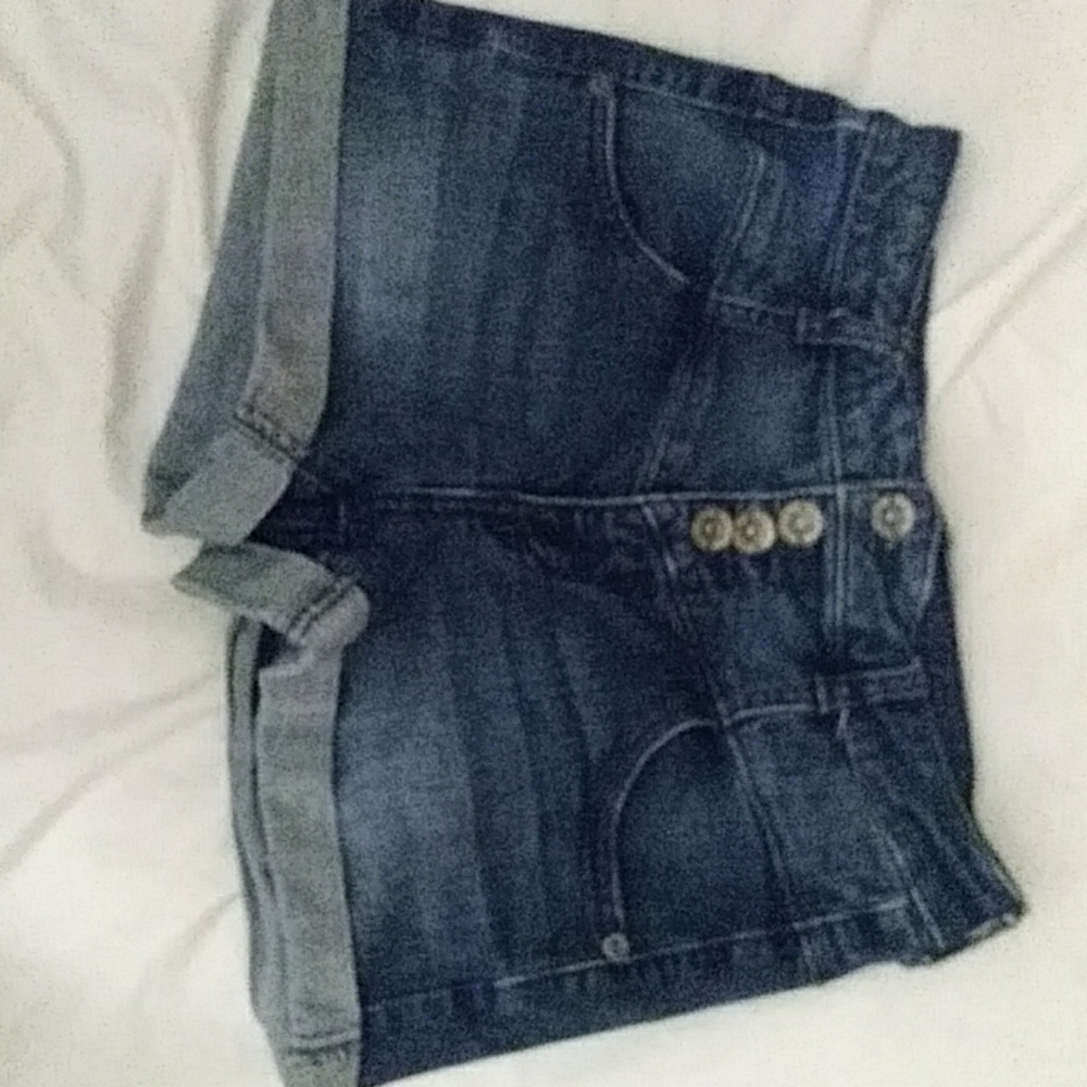 High rise shorts